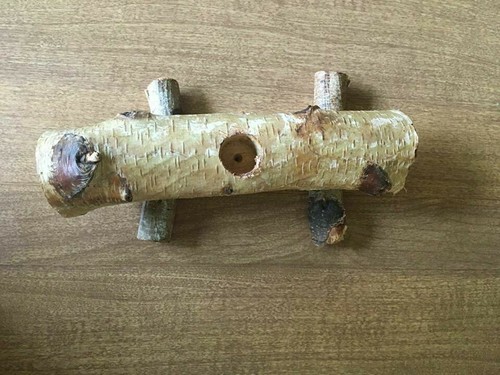 Rustic Birch Wood Log Candle Stick Holder Handmade Décor Wedding Centerpiece - Picture 3 of 4