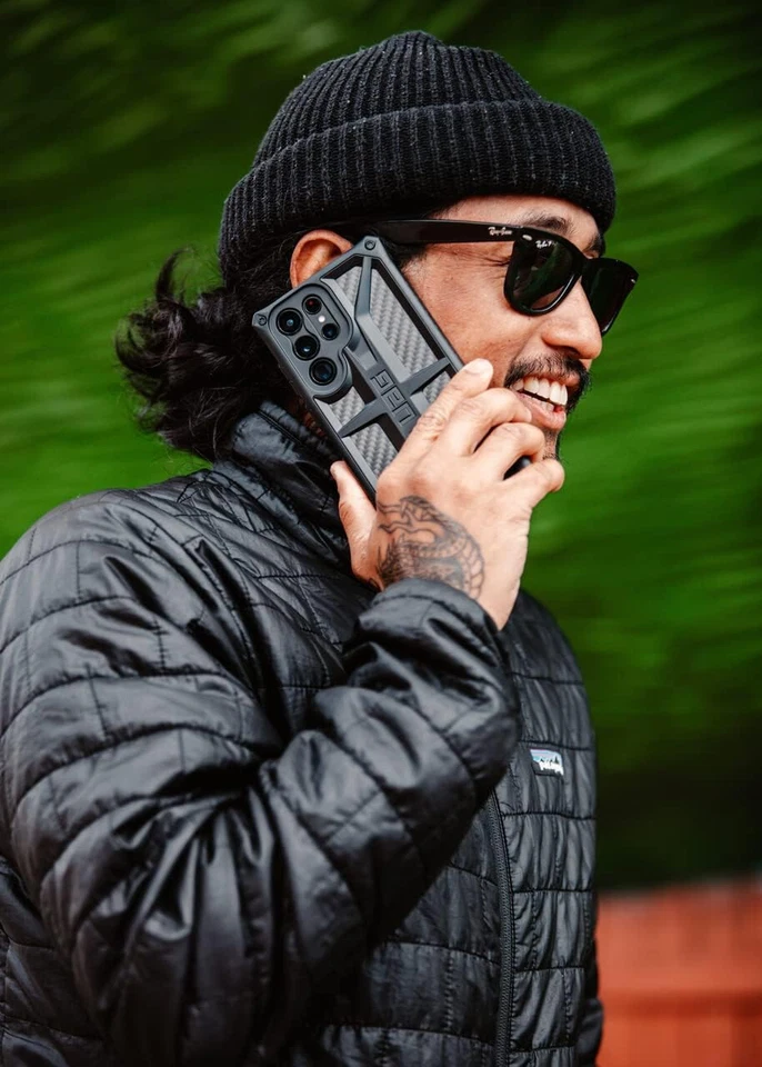 UAG SAMSUNG GALAXY S22+ URBAN ARMOR GEAR MONARCH SERIES RUGGED CASE | BLACK - Image 3 of 4