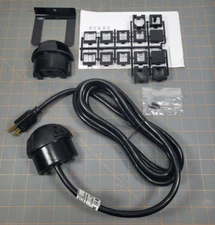 Byrne Power Tap Conference Table Grommet, 3" Dome w/ Communication BE01289-C-120