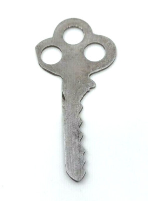 Vintage Key Possibly Handmade Visible Construction Marks / Cut Edge Appx. 1.75'' 