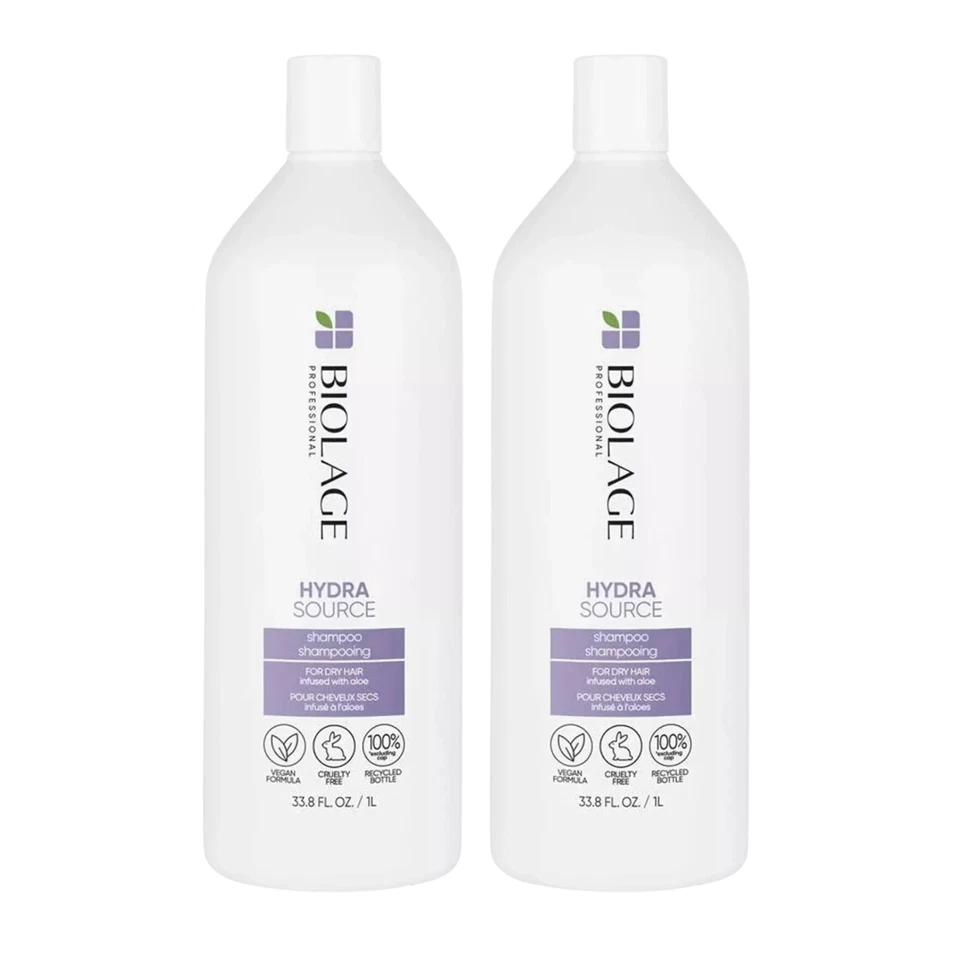 MATRIX BIOLAGE HYDRASOURCE SHAMPOO 1 L X2 FOR DRY HAIR - image 3 of 3