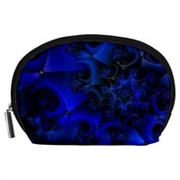 Blue Mommy Dearest Fractal Handmade 7x5 Cosmetic Makeup Bag Pouch Zip Blue Mommy Dearest Fractal Handmade 7x5 Cosmetic Makeup Bag Pouch Zip