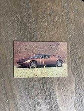 MASERATI MERAK SS Super car card Rare Japanese vintage F/S 72