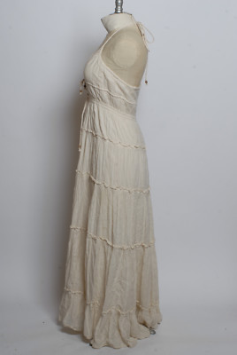 French Connection natural white cotton embroidered pattern sleeveless maxi dress | eBay French Connection natural white cotton embroidered pattern sleeveless maxi dress | eBay