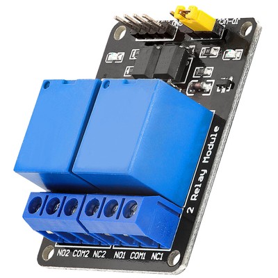 2 Kanal Relais 5V Optokoppler Low Level Trigger Modul