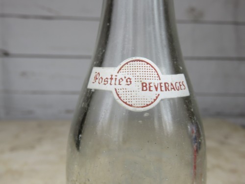Botella de soda rara Duraglas 1968 White Color Postie's 7 oz etiqueta LCA botella - Imagen 4 de 12