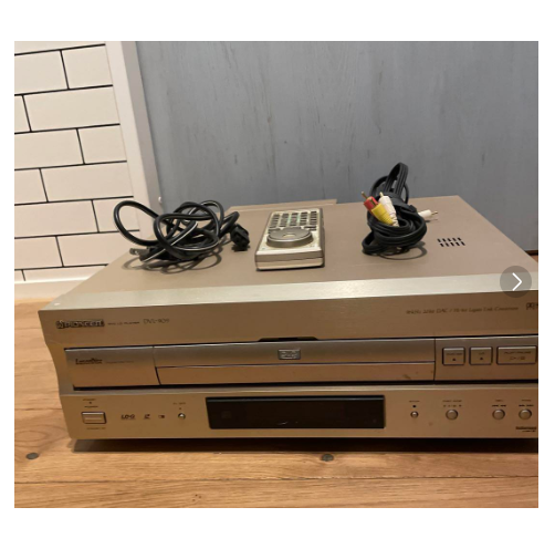 Pioneer Laserdisc Player DVL-909 CD LD DVD Gold W/Remote  