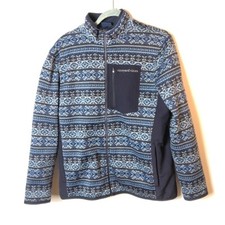 Vineyard Vines Fair Isle Full Zip Men's Fleece - Size Medium