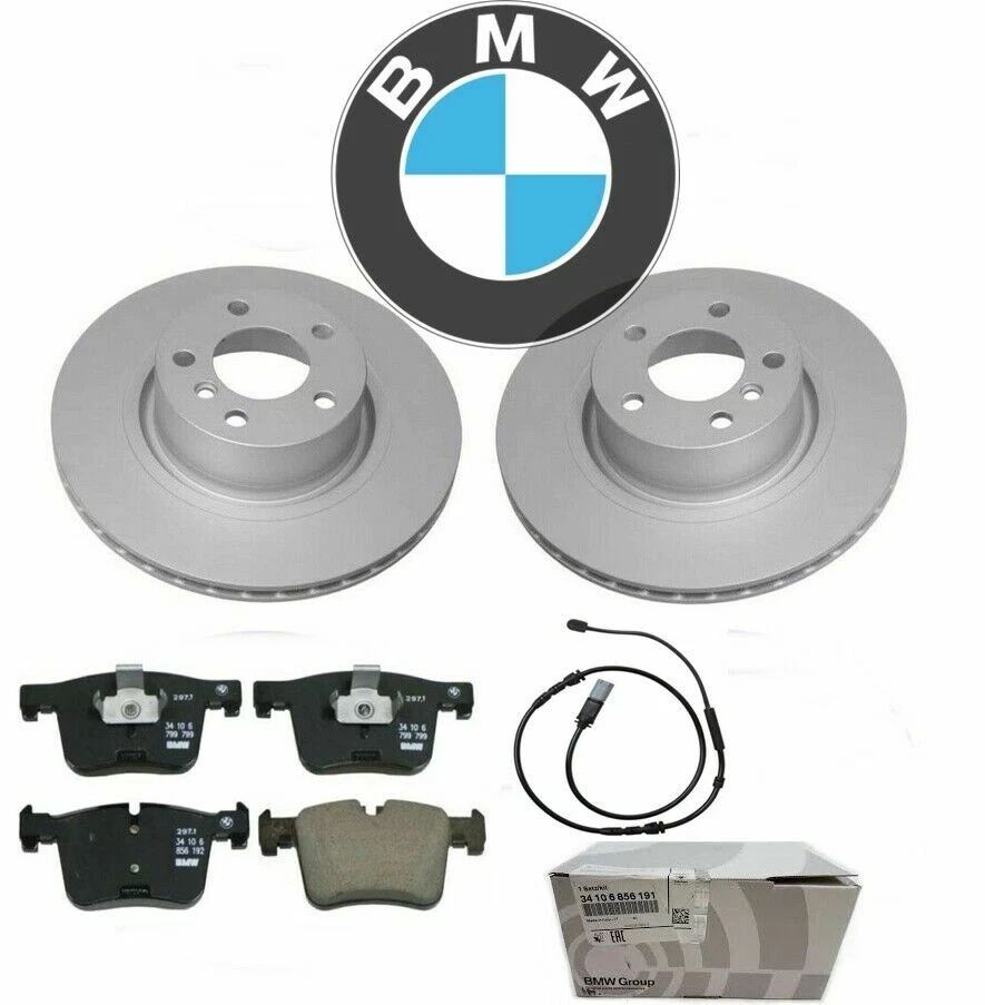 ★ NUEVO OEM Genuino BMW X3 X4 Kit de Freno Delantero y Trasero F25 Rotores Pastillas 34106879122 ★ Foto 2 de 3