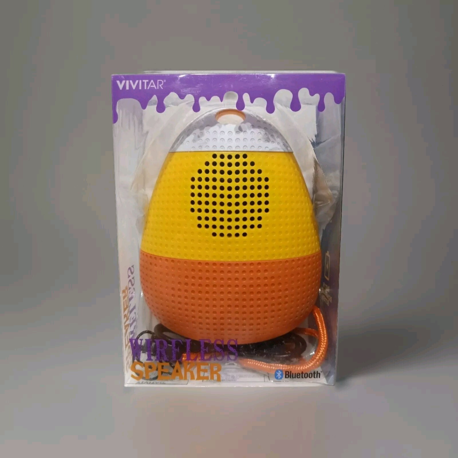 Candy Corn Wireless Bluetooth Speaker By Vivitar New Halloween