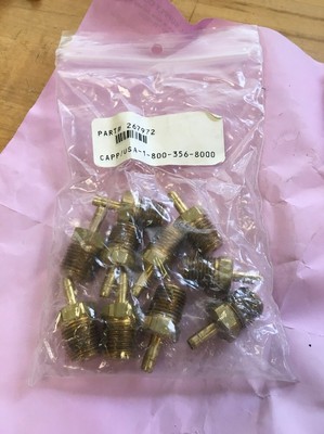 HONEYWELL CCT1633BT BRASS PNEUMATIC FITTING 1/4'' Barb x 1/4'' NPT (Lot Of Ten)