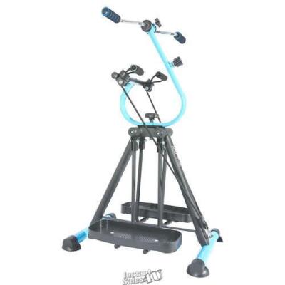 HOME TRACK Home Gym Mini Eliptical Exercise Machine Resistance Bands Arm Bike XL