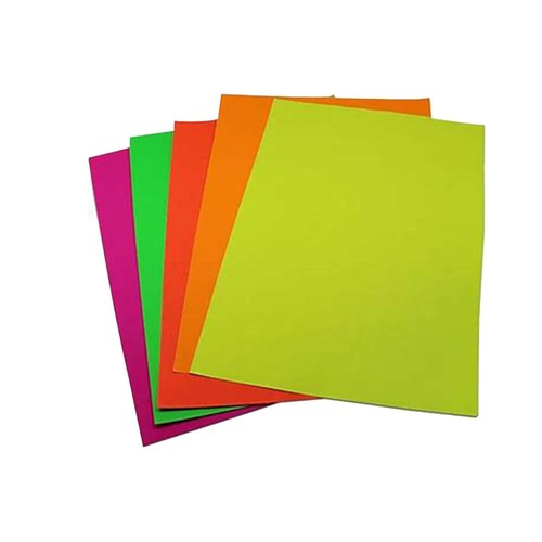 A4 Size Sheet Pack of 20 Bright Multicolor Stiff Felt 1mm Thick Paper for Craft - Picture 3 of 293