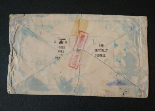 EXT RARA “SOLO 4 CONOSCIUTI” PALESTINA 1936 “SCIPIO” COPERTURA INCIDENTE AEREO “DANNEGGIATA DA W - Foto 3 di 3
