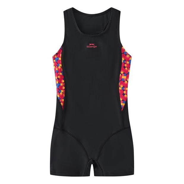 Girls Slazenger Boyleg Swimsuit Swim Costume Bathing Suit Age