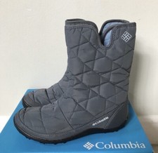 COLUMBIA Minx Slip II Women's Omni-Heat Insulated Waterproof Boot Grey Sz US 7.5
