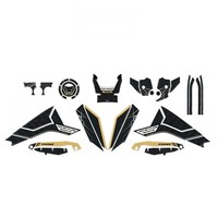 Komplett-Set Aufkleber 3D FüR Motorrad Kompatibel Honda Africa Twin 1100 L