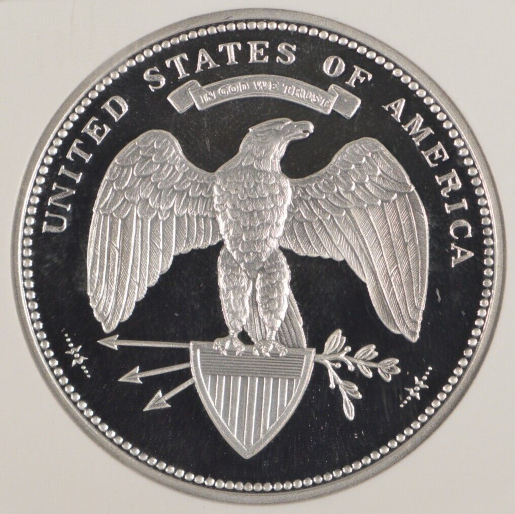 $100 UNION™ 銀貨 1.5オンス Gem Proof George T. Morgan $100 Union 1.5 oz Pure Silver NGC Gem Proof