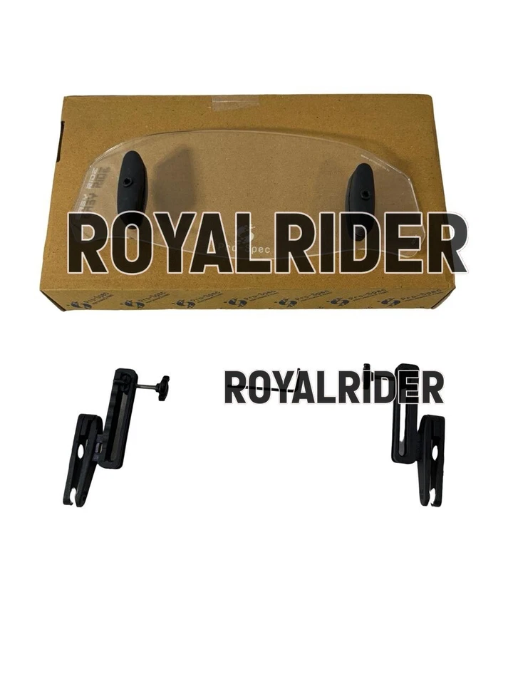 WINDSHIELD EXTENDER CLEAR FIT FOR TRIUMPH TIGER 850/900/1200/HONDA CB 200X/500X - Image 4 of 4