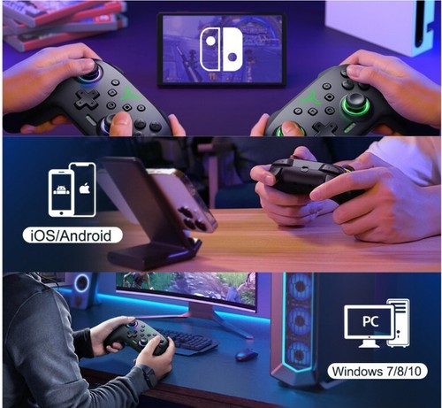 Wireless Nintendo Switch Controller Console,PC,iOS For Nintendo Switch/Lite/OLED - Afbeelding 9 van 17