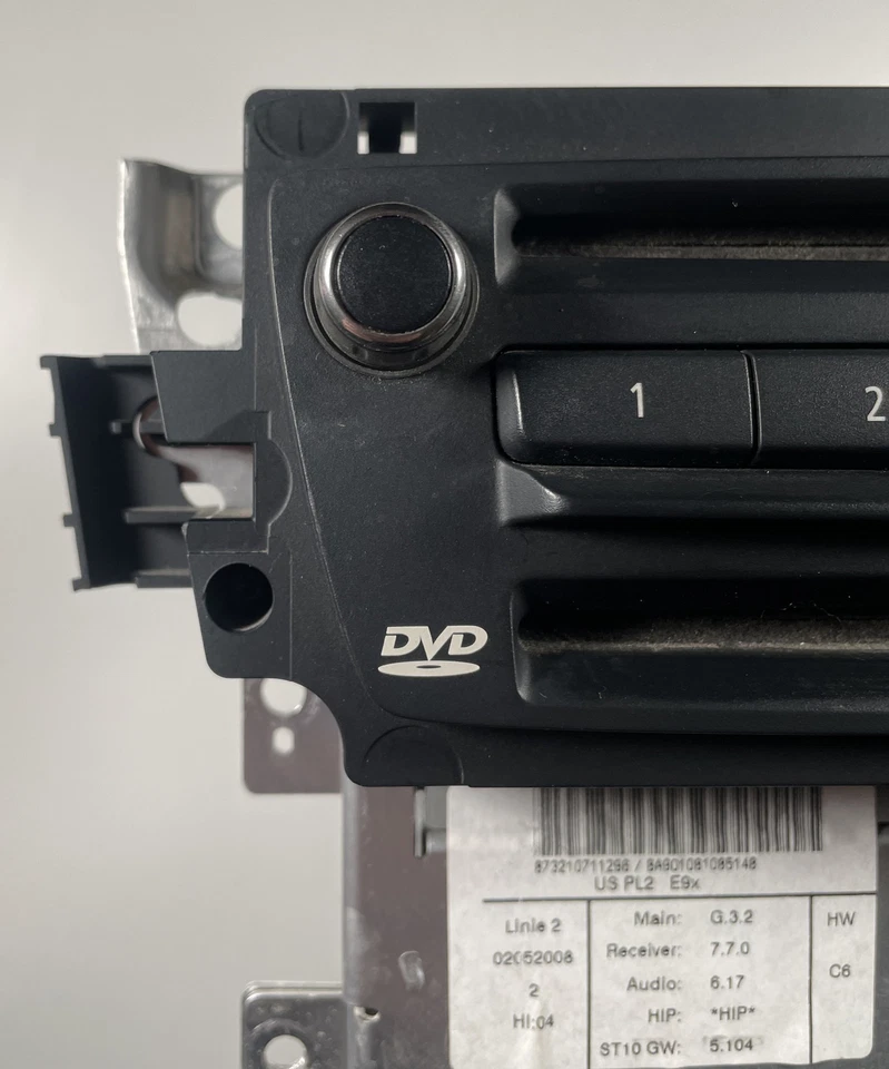 BMW M3 2008 2009 radio estéreo reproductor de 6 CD navegación GPS DVD 6583 9185537-01 Foto 3 de 4