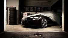 Cars bmw garage 19201080 25601440 www swa Desk Mat Stitched