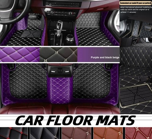 Alfombrillas de cuero PU impermeables para todo tipo de clima para Volvo Car S40 1995-2004 - Imagen 15 de 36