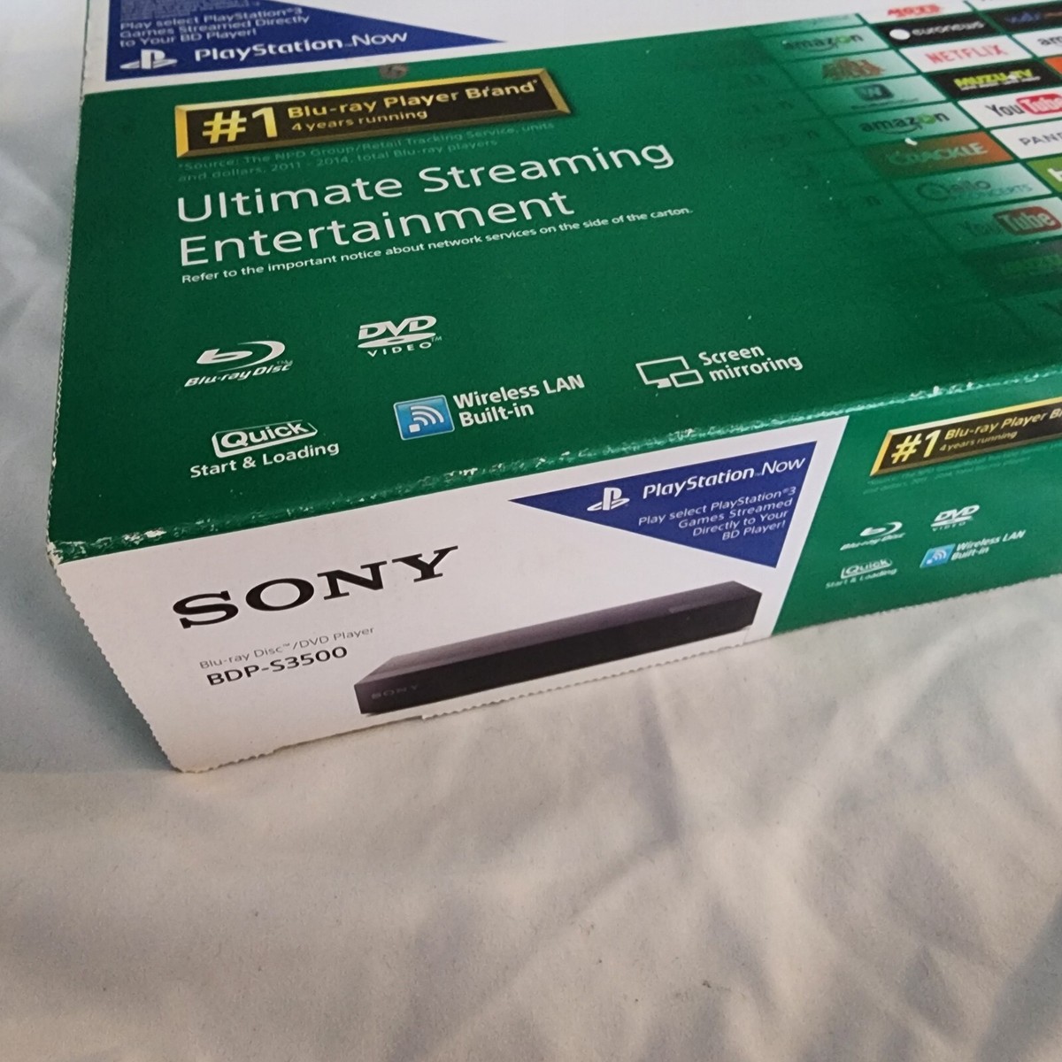 sony ブルーレイ DVD プレーヤー BDP-S3500 北米 リージョン1 Sony BDP-S3500 Streaming Blu-ray Player – TekRevolt