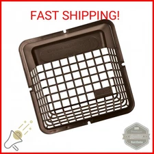 Universal Bird Guard Dryer Vent Cover for 4 Clothes Dryer Vents - Brown