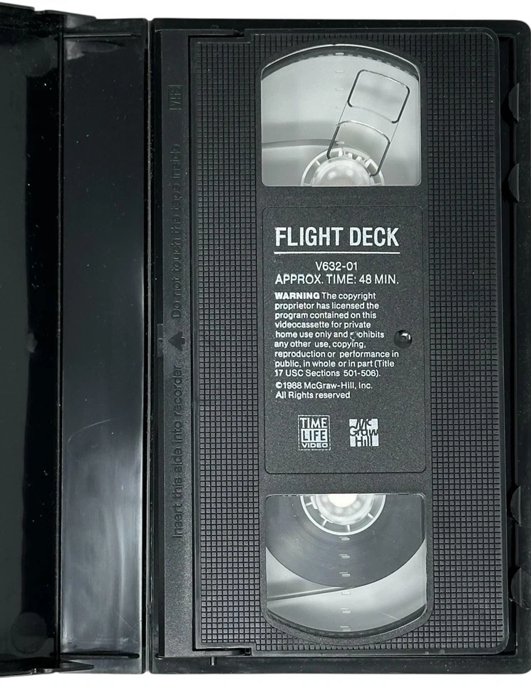 Time Life: FLIGHT DECK Air Power VHS Aviation Technology A6 Intruder F14 Tomcat - Image 3 of 3