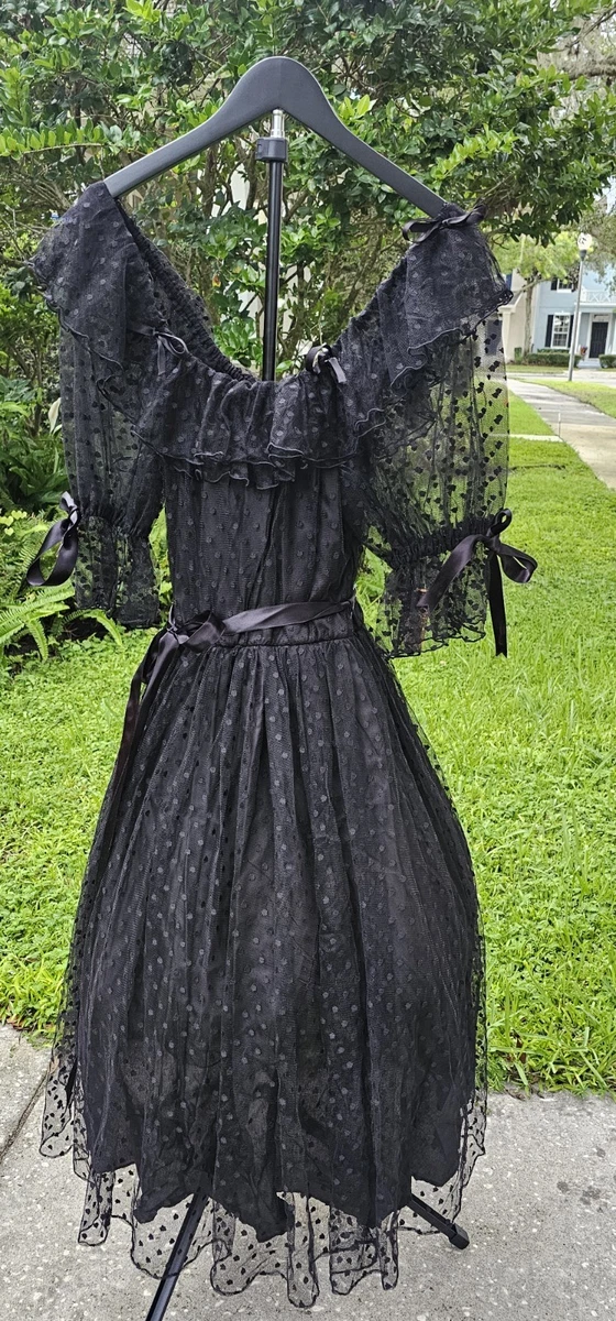 retro black lace dress Victorian Vintage Dresses for Women for sale Color:Silver Sage Lace Fabric Lining __tab2:our-fabric-and-care-tips-bci-cotton-recycled-nylon Men's Short Sleeve Black