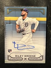 RILEY GREENE 2023 Topps Definitive Defining Images Auto RC DIA-RG