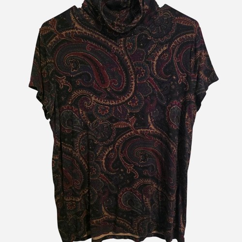 Lauren Ralph Lauren Graphic Turtleneck