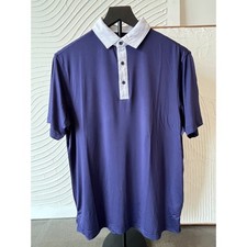 Head Golf Polo Blue with White Collar Men s Small Performance Shirt