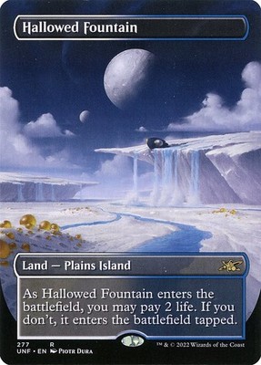 Magic/MTG Hallowed Fountain XUNF-277 Rare Englisch Excellent