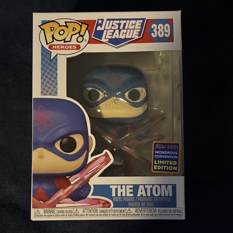 Funko Pop! Heroes Justice League The Atom #389 Wondrous Con 2021 LE Figure