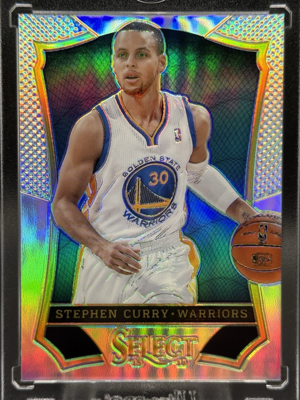 2013-14 Panini Select STEPHEN CURRY Silver Prizm #86