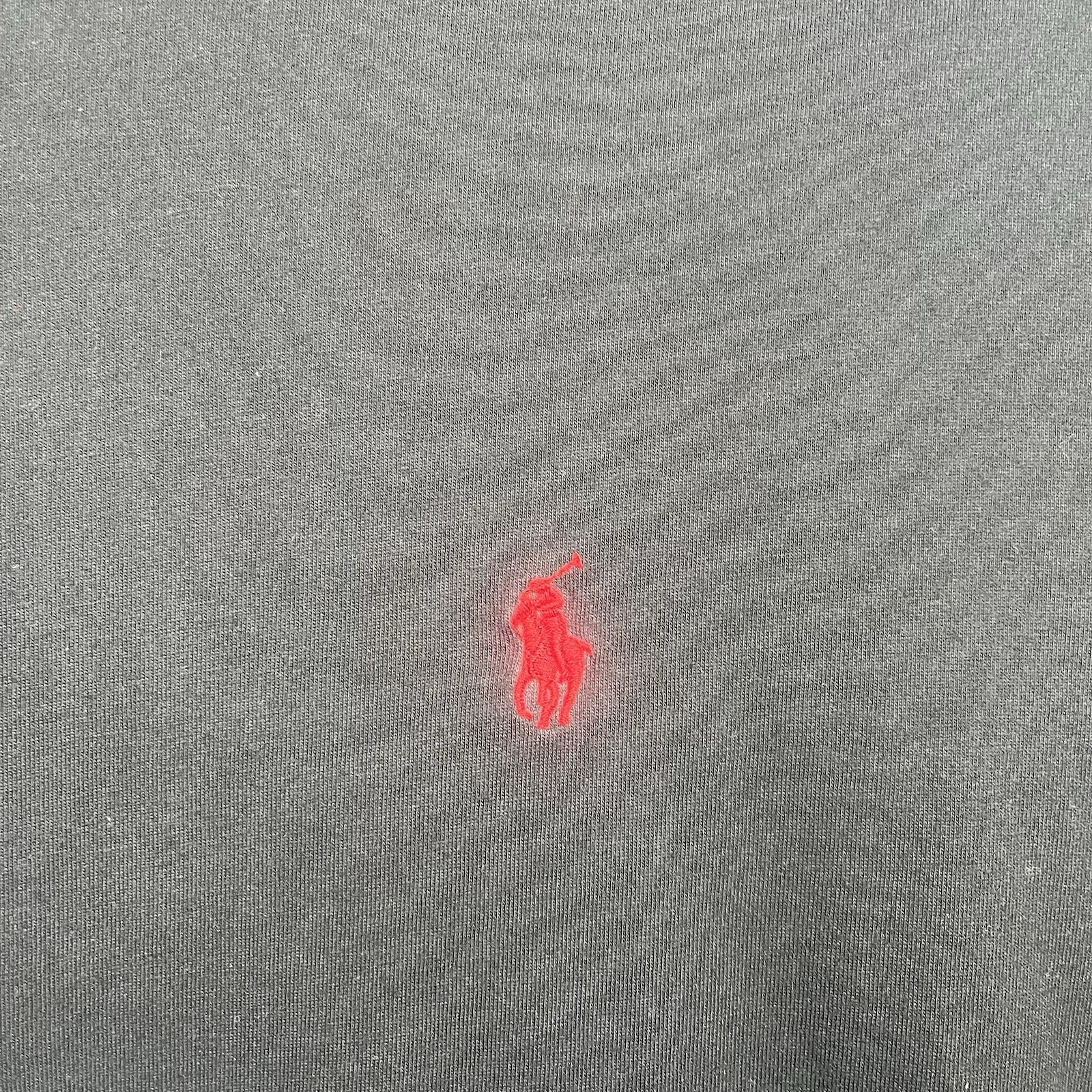 Polo Ralph Lauren T Shirt Manica Corta Grande 100% Cotone Nero Rosso Pony