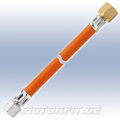 GOK Mitteldruck-Schlauchleitung Gummi G1/4LH ÜM x 5/8UNF ÜM x 800mm