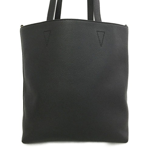 VERSACE Medusa Leather 2WAY Shoulder Tote Bag w/Pouch Black/2BG0930 - Imagen 5 de 12