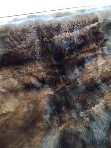 New Zealand Possum Natural Brown Bedspread Blanket Throw. - Picture 6 of 9
