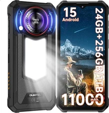 OUKITEL WP53 Pro Rugged Phone Unlocked Android 15-24GB+256GB BLACK 