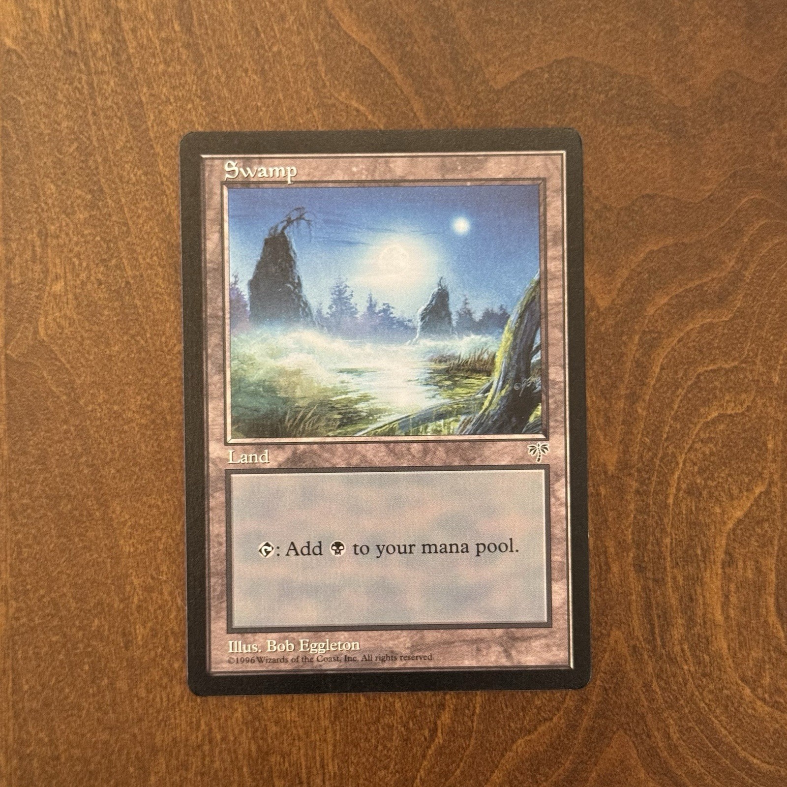Swamp (Foggy Night) Mirage Regular 1996 Magic the Gathering Card NM