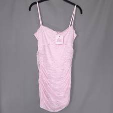 VICTORIA'S SECRET PINK Womens New Slip Dress Pink Lace MEDIUM LOVESHACKFANCY