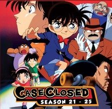 DVD ANIME CASE CLOSED DETECTIVE CONAN SEASON 21-25 ENGLISH SUBTITLE REGION ALL
