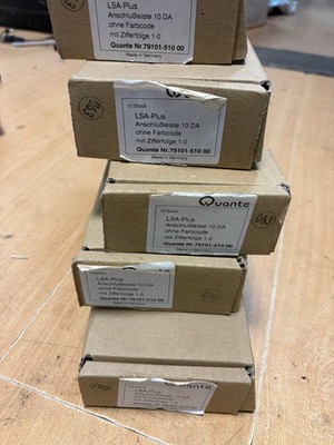 50 Stück 3M Corning Anschlussleiste LSA SID CD Quante No. 79101-571 00 (NEU+OVP)