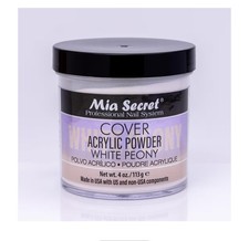 Mia Secret Cover White Peony Acrylic Powder 1/2 oz| 1oz | 2oz | 4oz | 8oz Choose