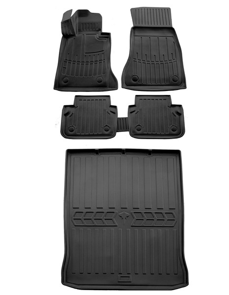 Gummimatten FußMatten Kofferraumwanne FüR Bmw 5Er G30 2017--image