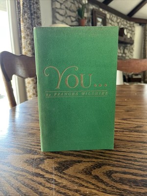 You... By Frances Wilshire 1935 Paperback 28th Printing 1961 Art of Living