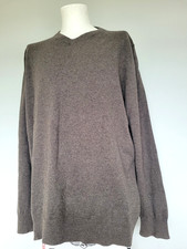 Men?s Fat Face XXL Jumper Cotton Cashmere Mix Light Grey VGC